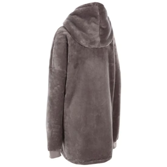 Trespass Uniseks Volwassen Knusse Oversized Hoodie Deken (Stormgrijs) - Image 2