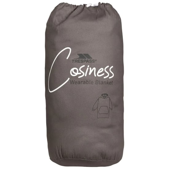 Trespass Uniseks Volwassen Knusse Oversized Hoodie Deken (Stormgrijs) - Image 3