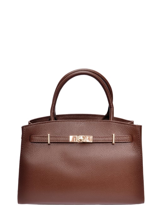 Isabella Rhea Bordeauxrood Rundleer Tas - Image 1