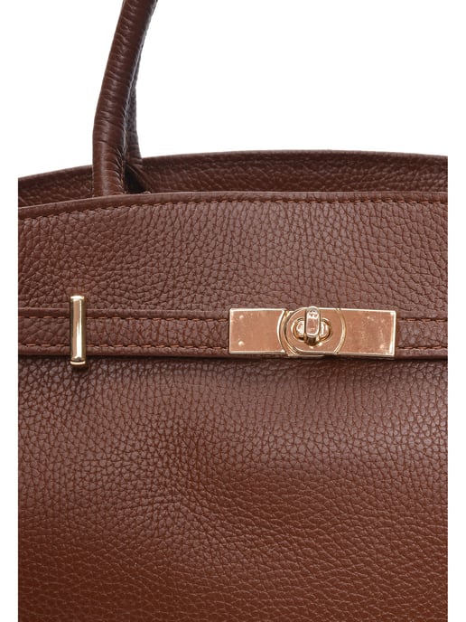Isabella Rhea Bordeauxrood Rundleer Tas - Image 3