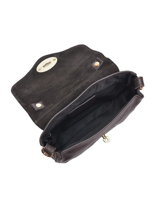 Roberta M Bordeauxrood Rundleer Tas - Image 4
