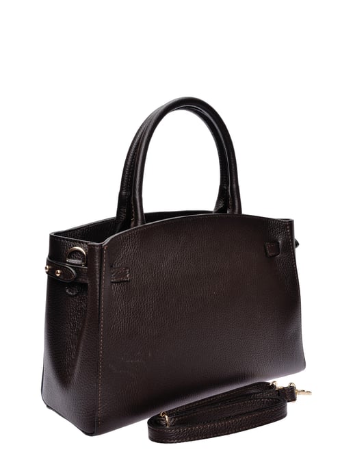 Isabella Rhea Bordeauxrood Rundleer Tas - Image 2