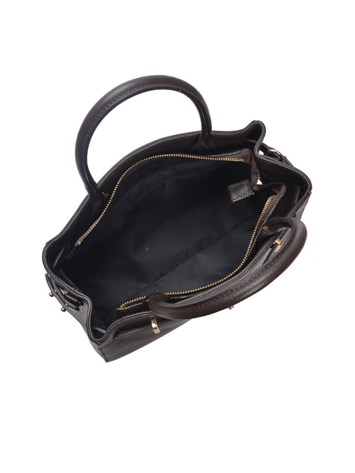 Isabella Rhea Bordeauxrood Rundleer Tas - Image 4