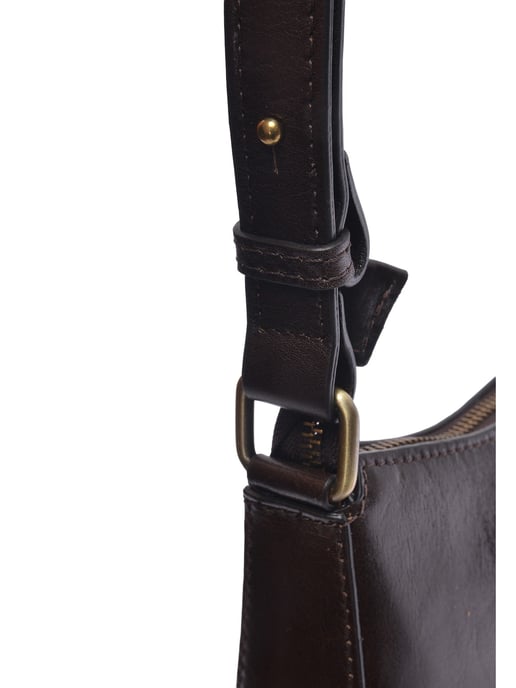 Isabella Rhea Bordeauxrood Rundleer Tas - Image 3