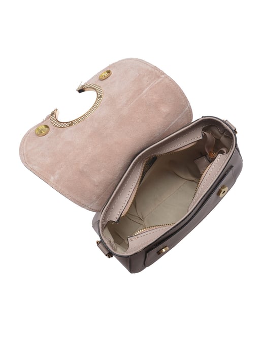 Luisa Vannini Rose Rundleer Tas - Image 4
