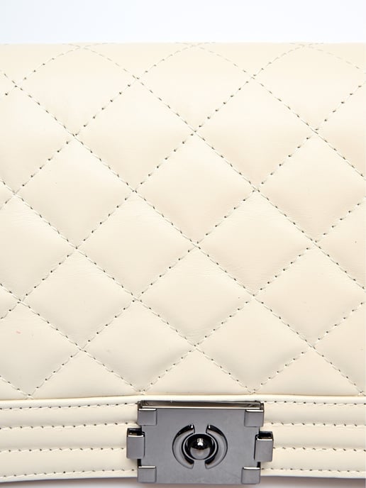 Anna Luchini Beige Rundleer Tas - Image 3