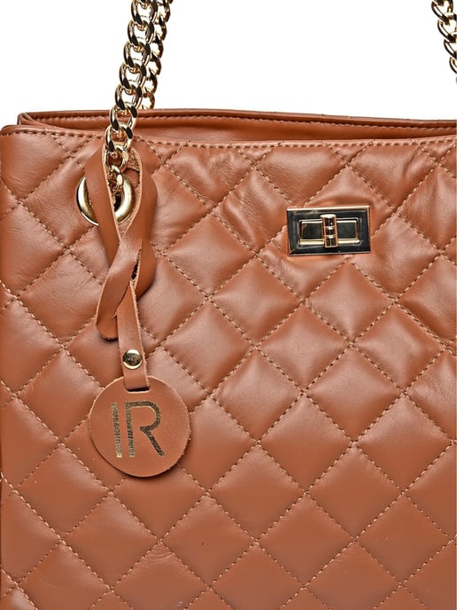 Isabella Rhea Brown Rundleer Tas - Image 3