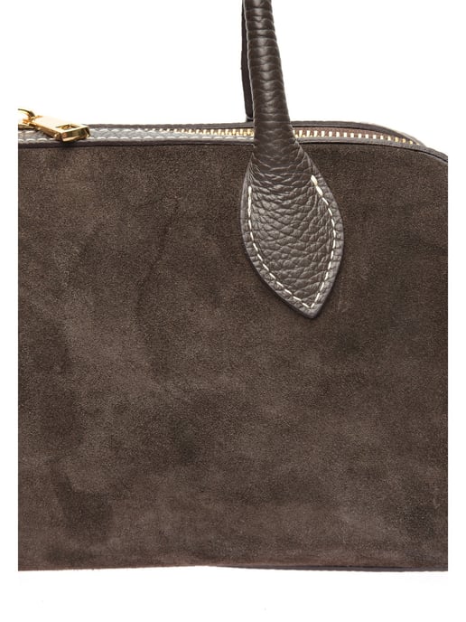 Anna Luchini Bordeauxrood Rundleer Tas - Image 3