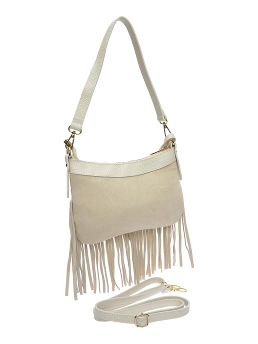 Anna Luchini Beige Rundleer Tas - Image 2