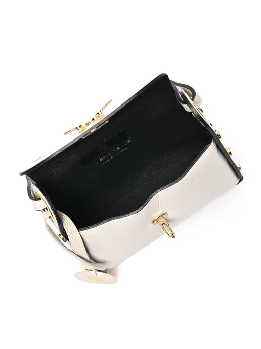 Anna Luchini Beige Rundleer Tas - Image 4