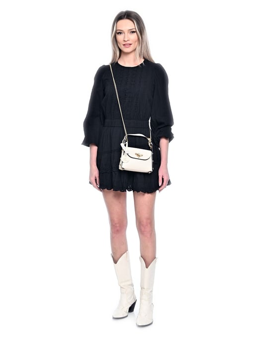 Anna Luchini Beige Rundleer Tas - Image 5