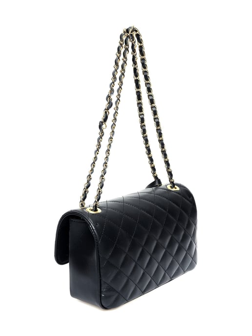 Isabella Rhea Zwart Rundleer Tas - Image 2
