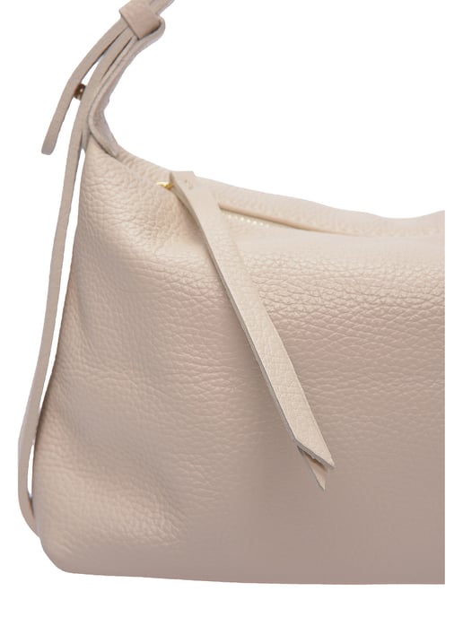 Roberta M Beige Rundleer Tas - Image 3