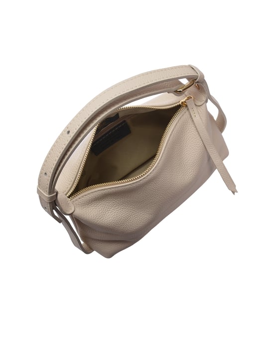 Roberta M Beige Rundleer Tas - Image 4
