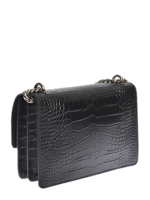 Luisa Vannini Zwart Rundleer Tas - Image 2