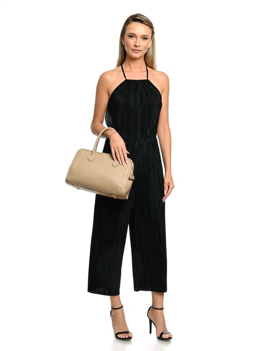 Anna Luchini Beige Rundleer Tas - Image 5