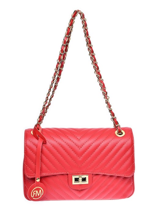 Roberta M Rood Rundleer Tas - Image 1