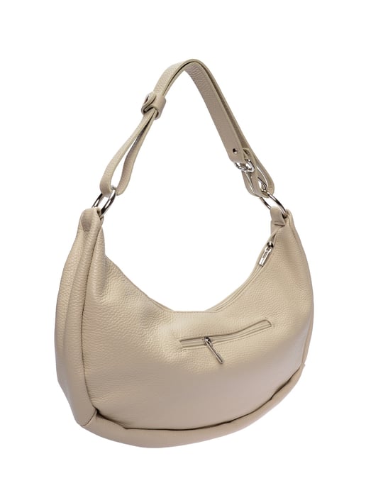 Anna Luchini Beige Rundleer Tas - Image 2
