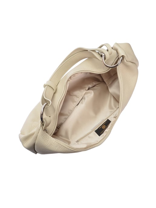 Anna Luchini Beige Rundleer Tas - Image 3