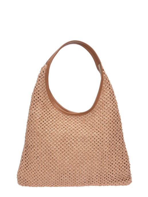 Luisa Vannini Brown Rundleer Tas - Image 1