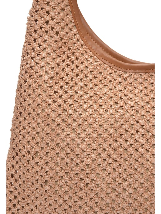 Luisa Vannini Brown Rundleer Tas - Image 3