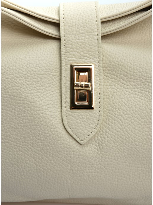 Anna Luchini Beige Rundleer Tas - Image 3