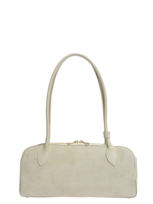 Anna Luchini Beige Rundleer Tas - Image 1