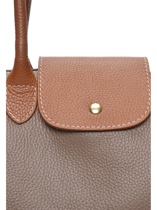 Anna Luchini Beige Rundleer Tas - Image 3