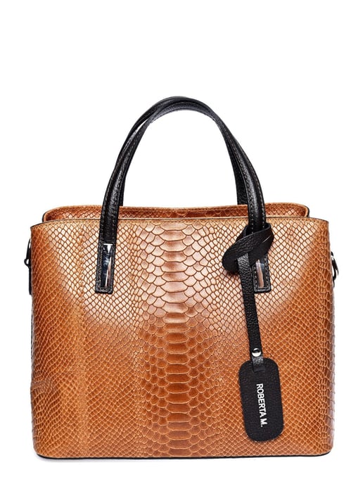 Roberta M Brown Rundleer Tas - Image 1