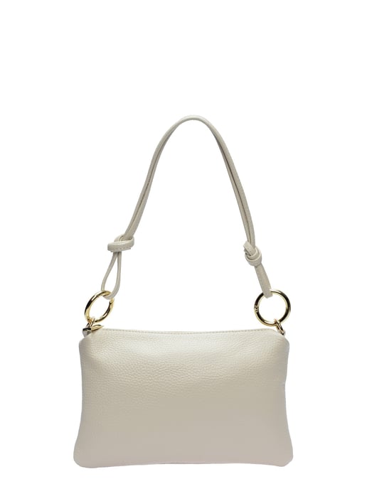 Anna Luchini Beige Rundleer Tas - Image 1