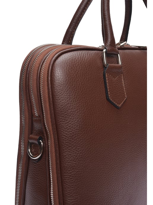 Luisa Vannini Bordeauxrood Rundleer Tas - Image 3