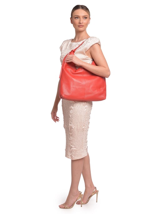Roberta M Rood Rundleer Tas - Image 5