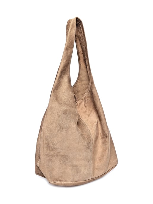 Anna Luchini Beige Rundleer Tas - Image 2
