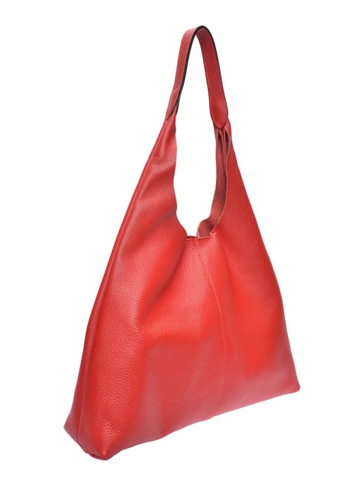 Luisa Vannini Rood Rundleer Tas - Image 2