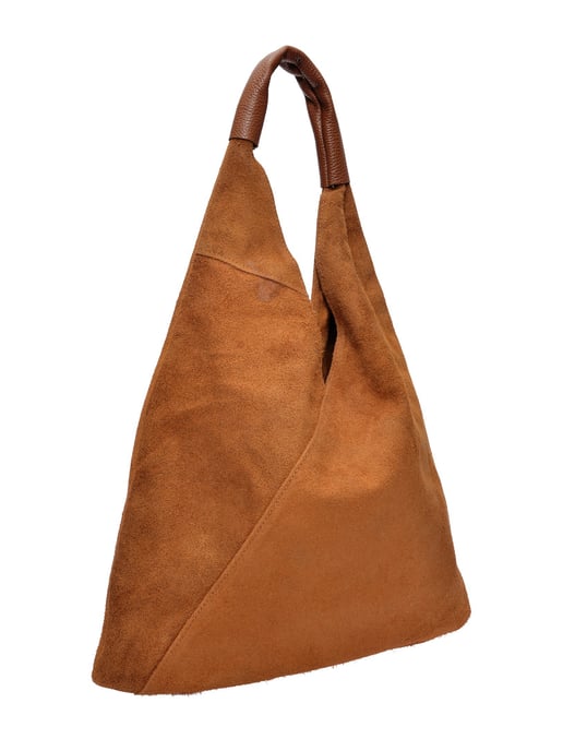 Anna Luchini Brown Rundleer Tas - Image 2