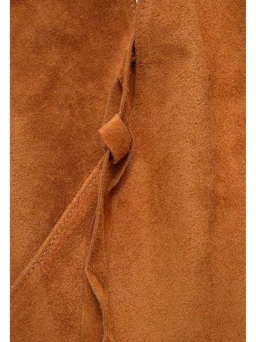 Anna Luchini Brown Rundleer Tas - Image 3