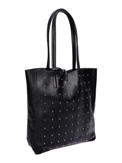 Isabella Rhea Zwart Rundleer Tas - Image 2
