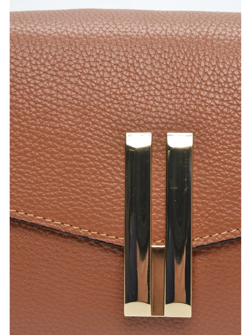 Anna Luchini Brown Rundleer Tas - Image 3