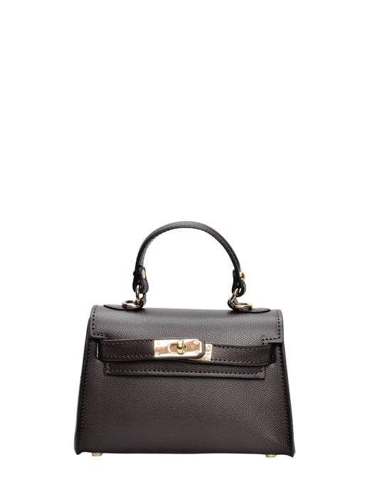 Isabella Rhea Bordeauxrood Rundleer Tas - Image 1