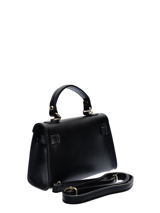 Isabella Rhea Zwart Rundleer Tas - Image 2