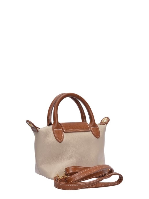 Roberta M Beige Rundleer Tas - Image 2