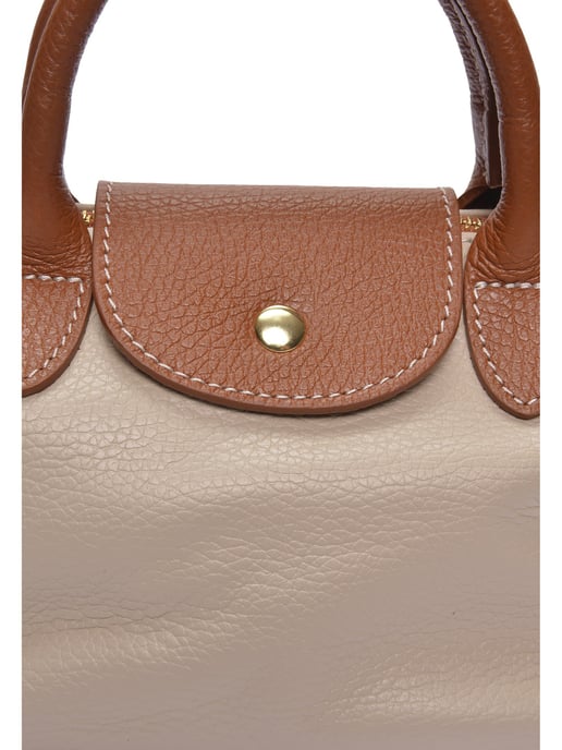 Roberta M Beige Rundleer Tas - Image 3