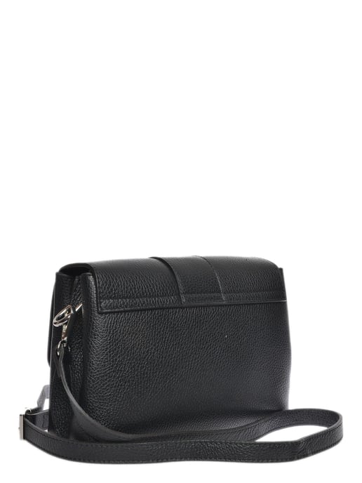 Luisa Vannini Zwart Rundleer Tas - Image 2