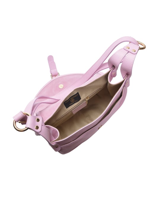 Luisa Vannini Rose Rundleer Tas - Image 4