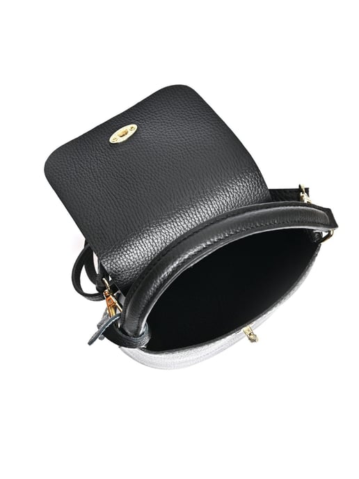 Roberta M Zwart Rundleer Tas - Image 4