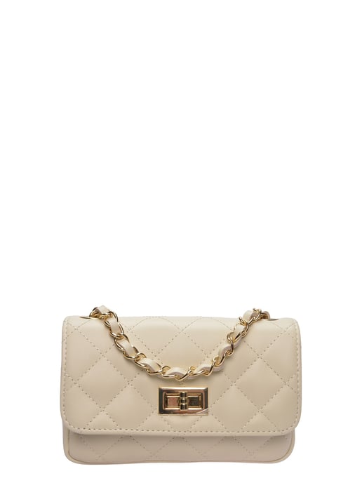 Luisa Vannini Beige Rundleer Tas - Image 1