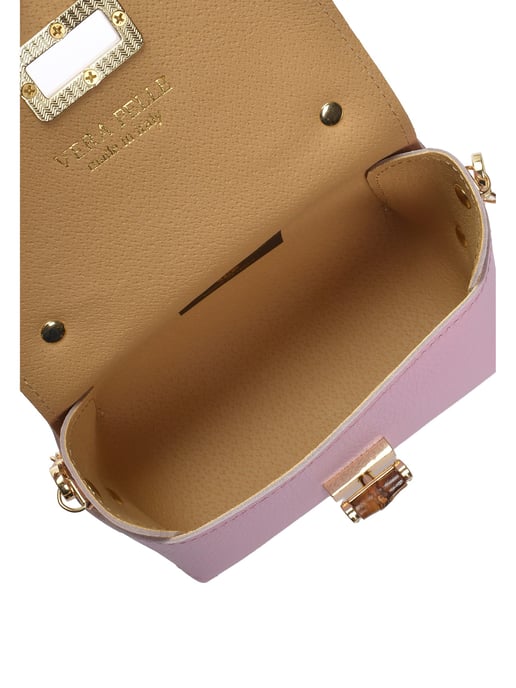 Anna Luchini Rose Rundleer Tas - Image 4