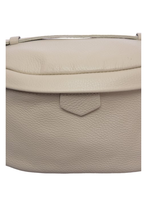Roberta M Beige Rundleer Tas - Image 3