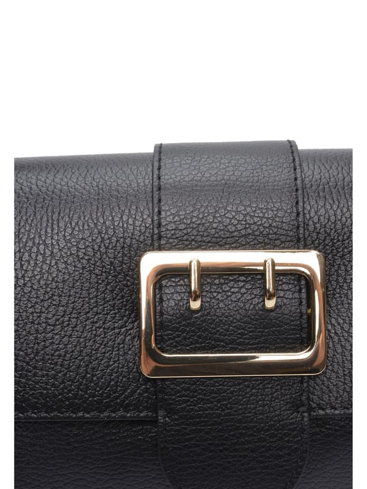 Isabella Rhea Zwart Rundleer Tas - Image 3