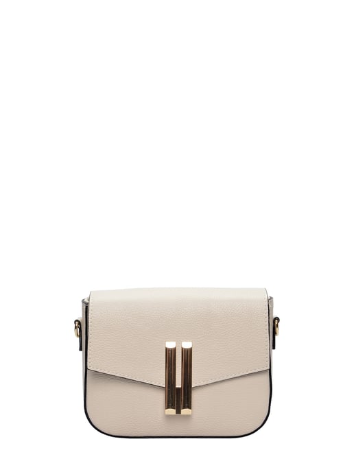 Anna Luchini Beige Rundleer Tas - Image 1